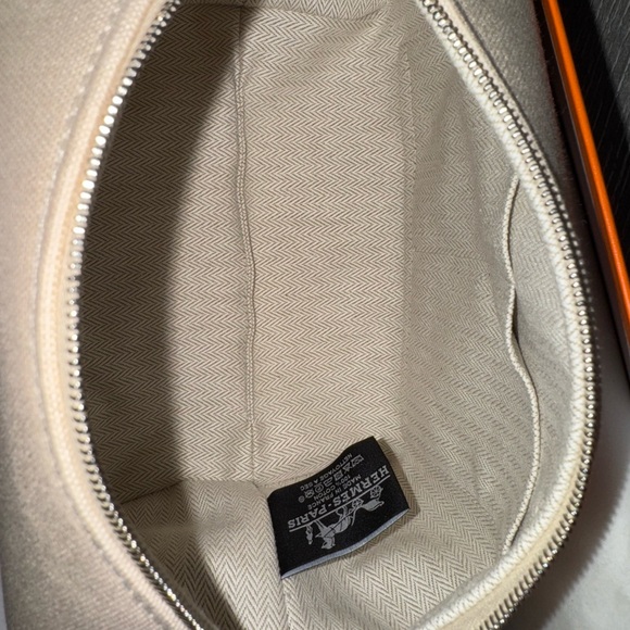 Brand new Hermes Bride A Brac / clutch in PM size in cream color - Picture 6 of 7
